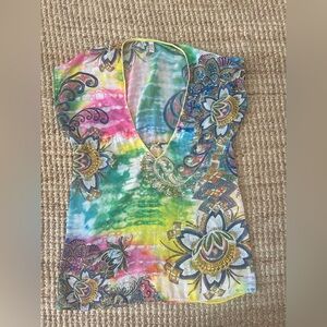 Becca By Rebecca Virtue Multicolor Beach Swim Cover-Up